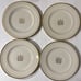 14 Vintage Syracuse China Appetizer Plates with Gold Trim 8 Inches