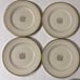 14 Vintage Syracuse China Appetizer Plates with Gold Trim 8 Inches