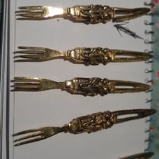 Gold Plated, Antique Forks!