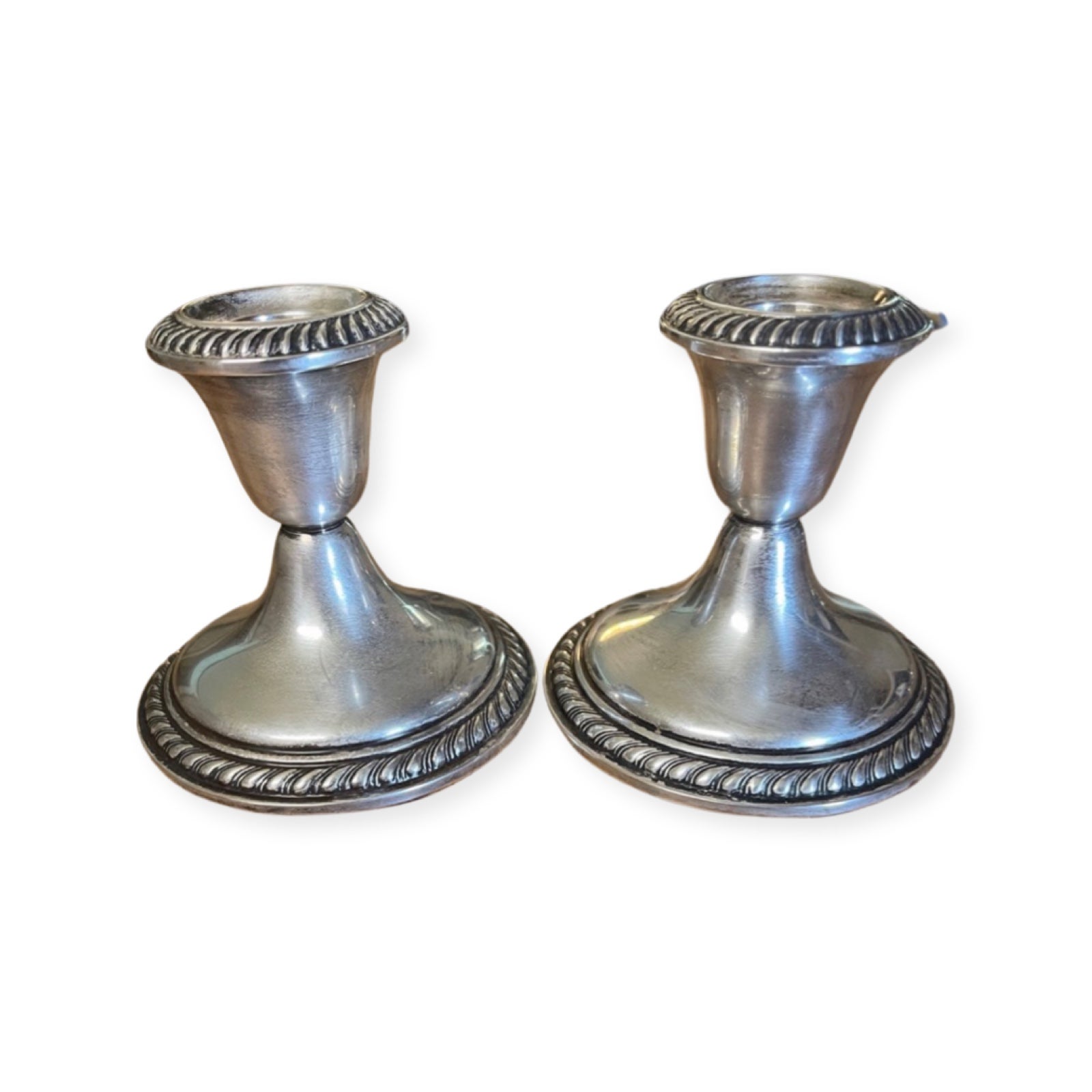 Silver Candle Holders