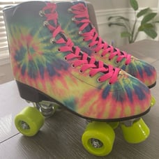NEW Yoki Tie Dye ROLLER SKATES