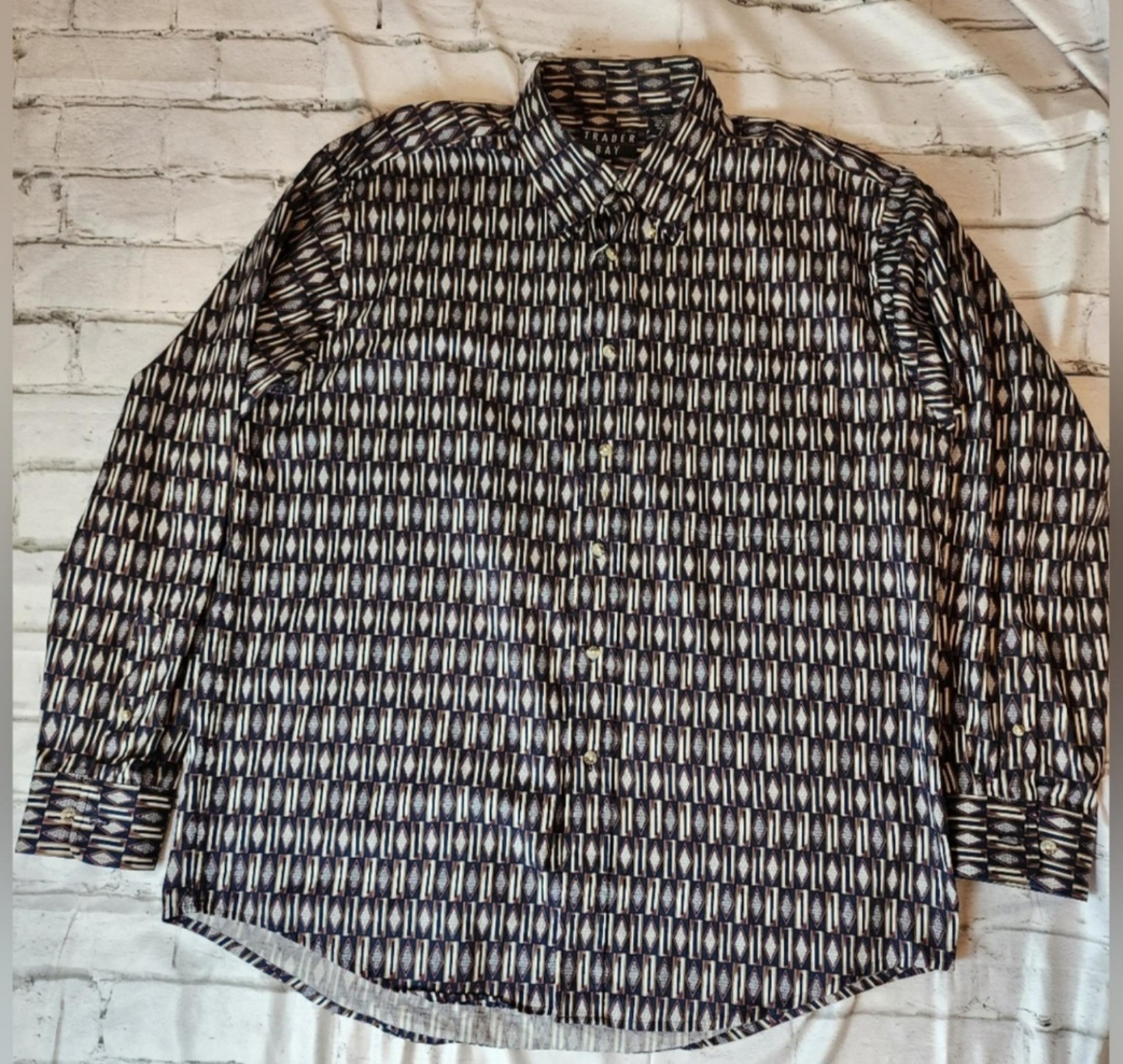Trader Bay vintage mens dress shirt
