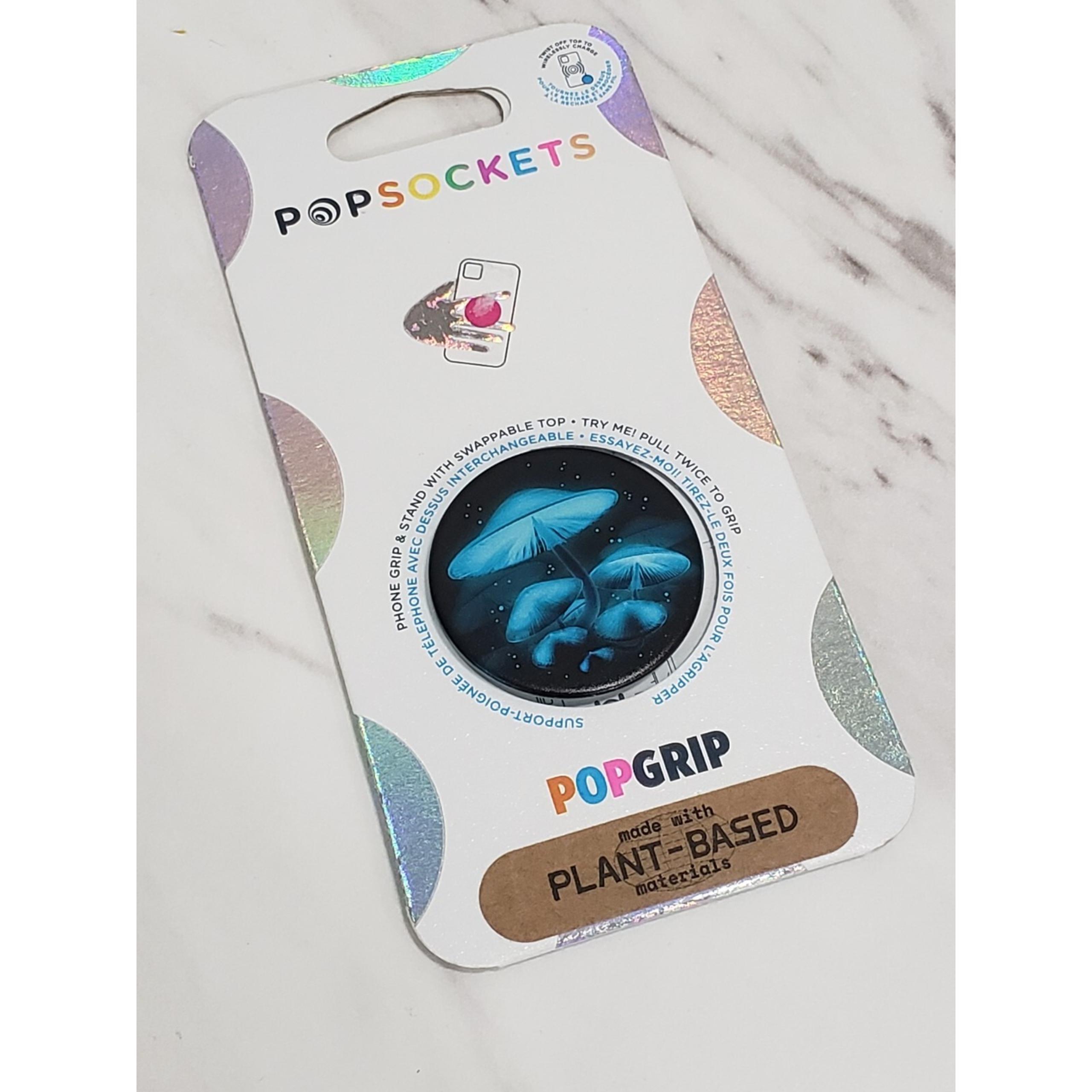 NEW PopSockets Popgrip Phone Holder Stand NIGHTCAPS mushrooms shrooms hippie 70s