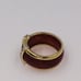 14K Gold Red Jade/Diamond/Garnet Ring 7