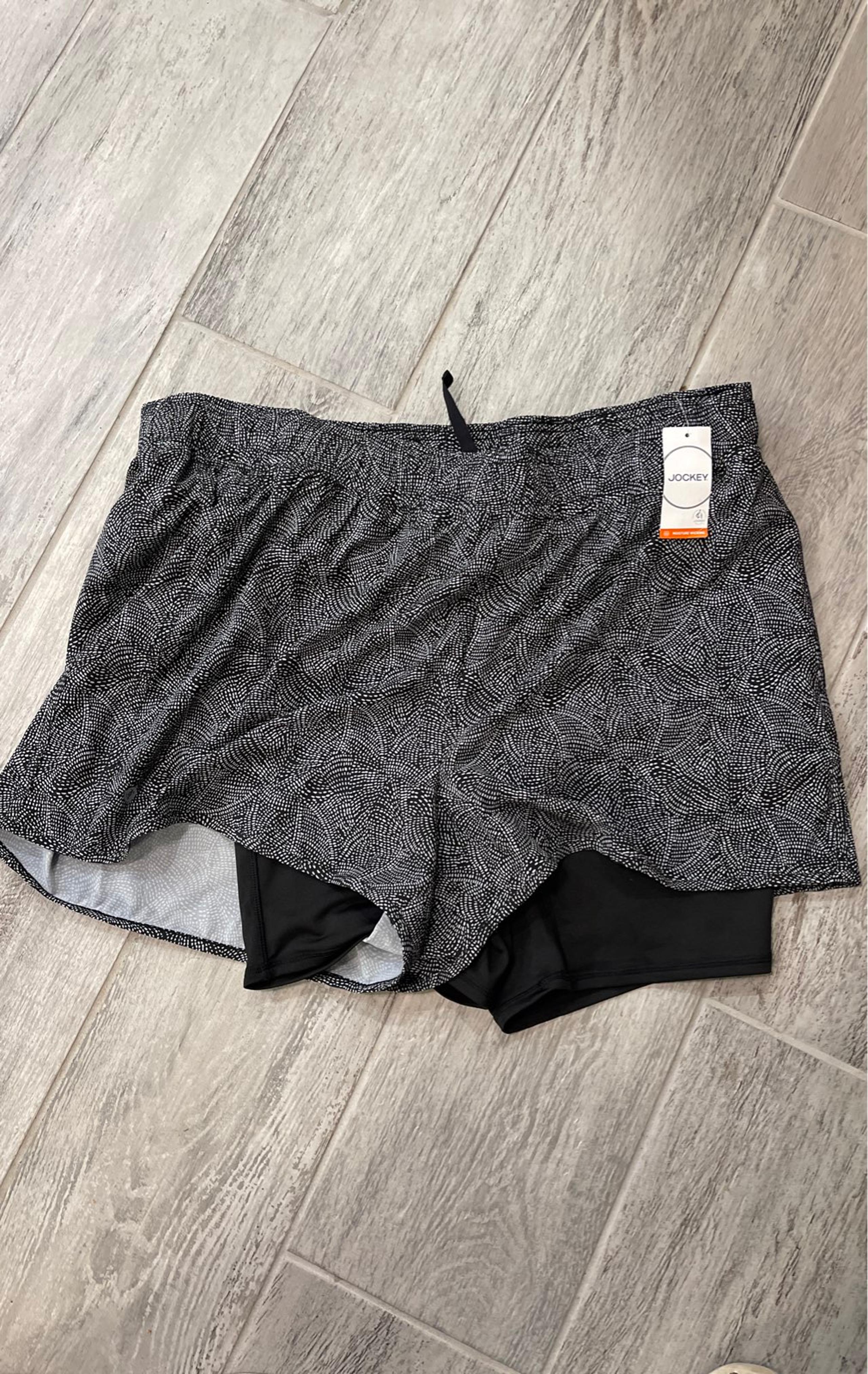 Women's Jockey Moisture Wicking Compression Shorts 1X