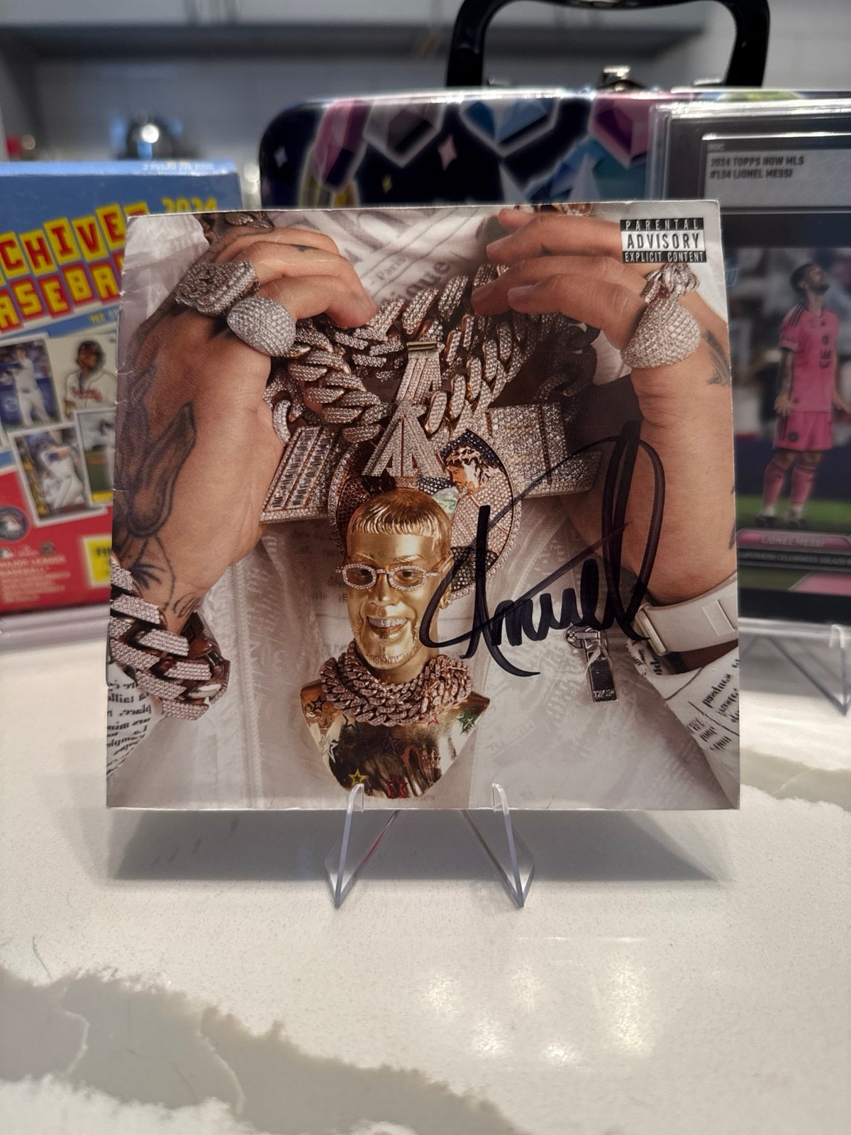 Anuel AA signed CD booklet- Emmanuel autograph