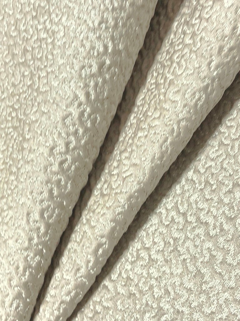 Dante color Sand raised texture in color Sand on a metallic silver ground