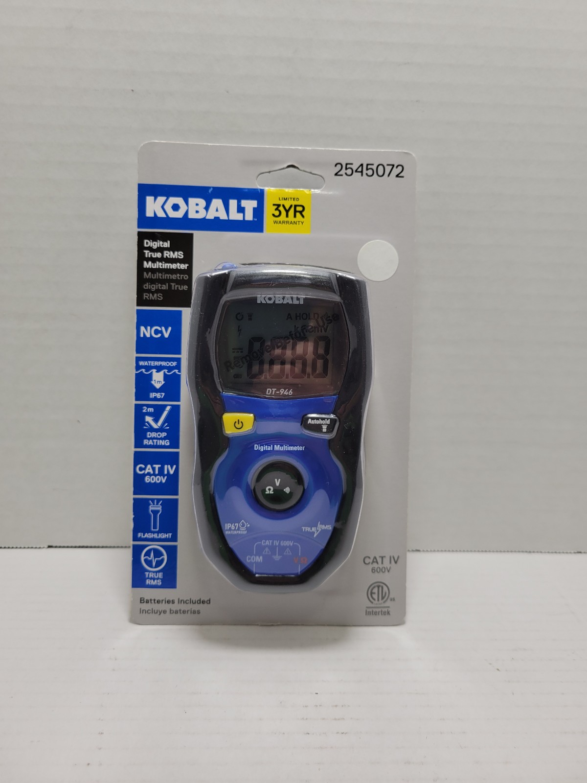 Kobalt Digital True RMS Multimeter DT-946