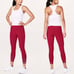 Lululemon Tight Stuff Tight Sz 4 *25 In Ruby Red