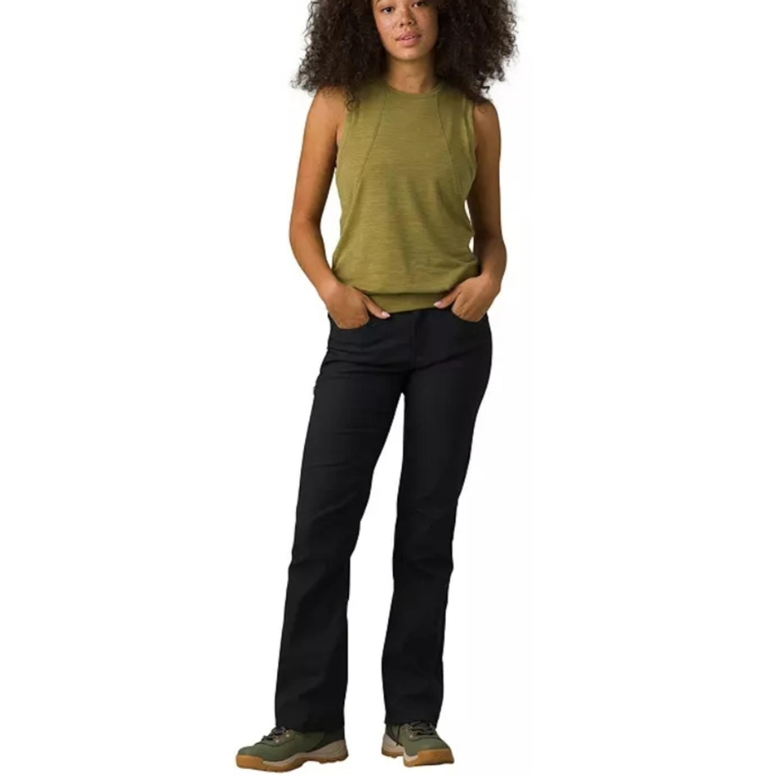 NWT Prana Women's Halle II Straight Leg Black Pant