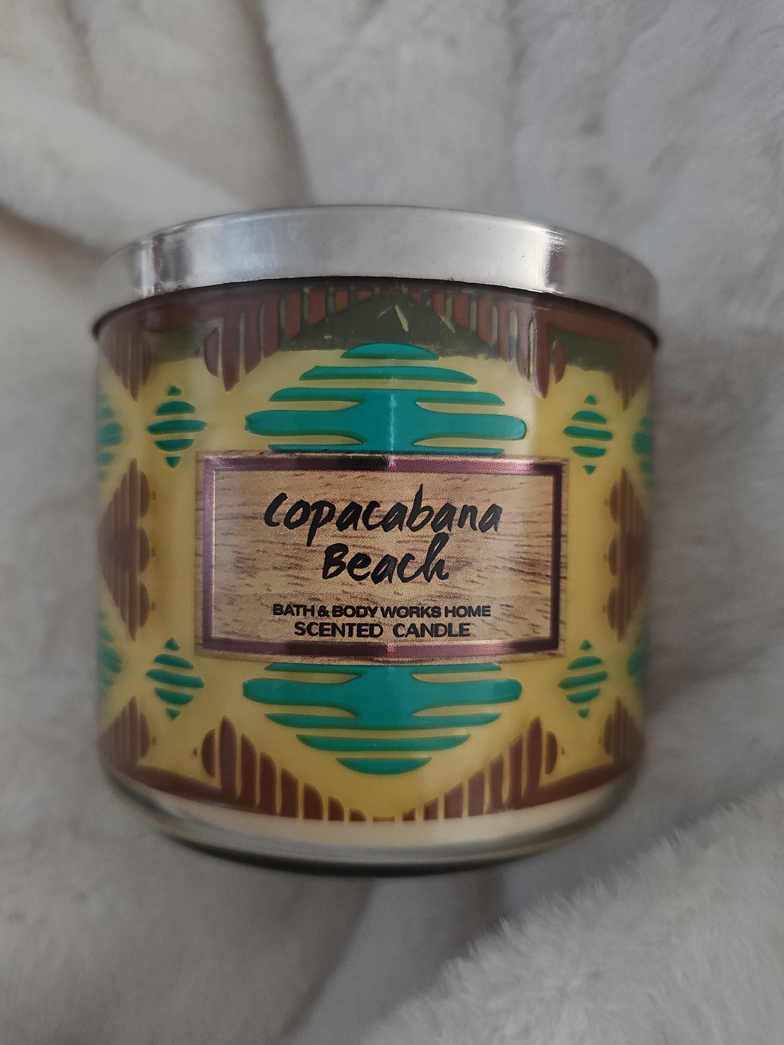 Copacabana Beach 3 wick candle bath and body works