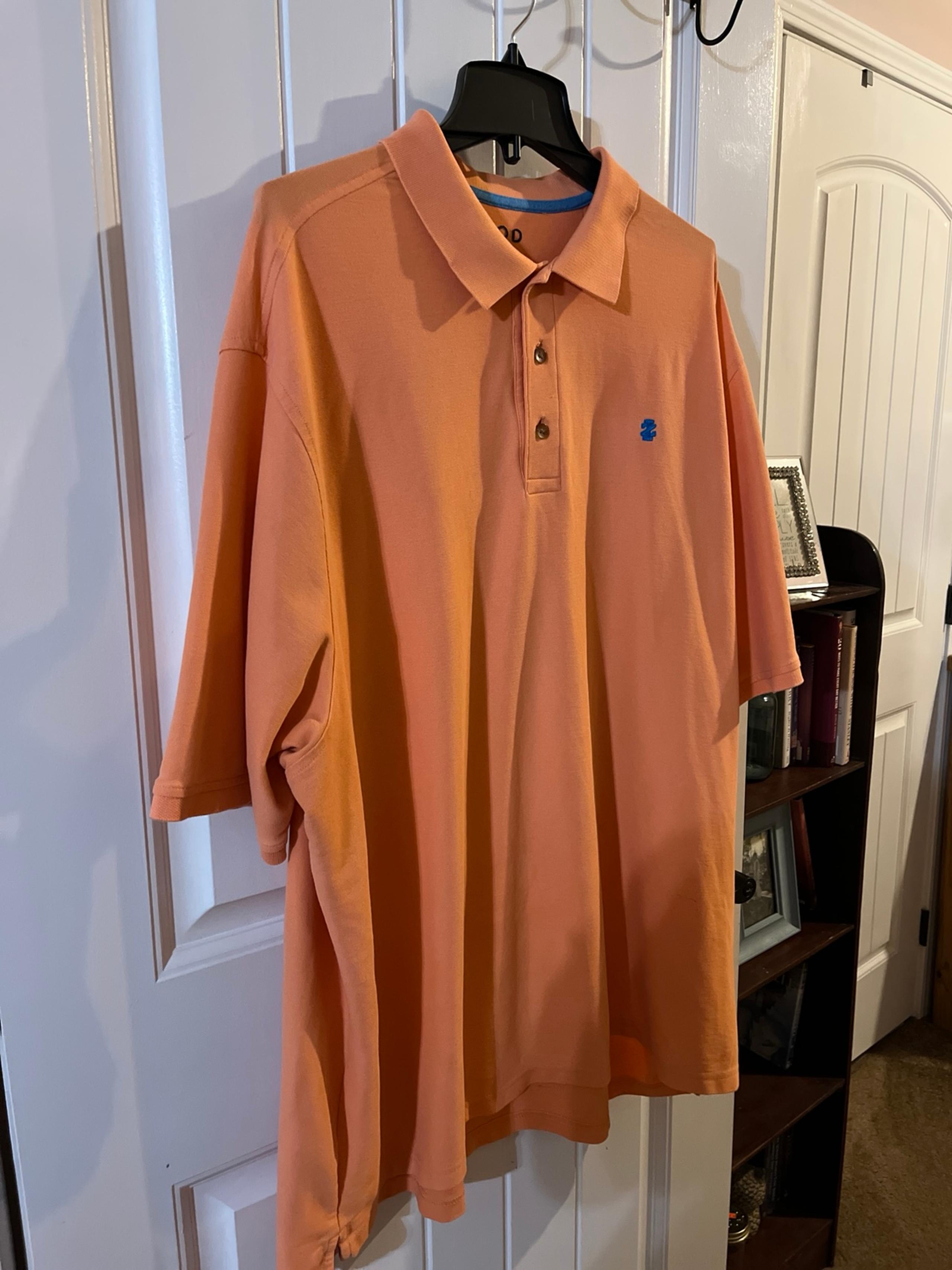 Mens 3xl peach /orange IZod Polo