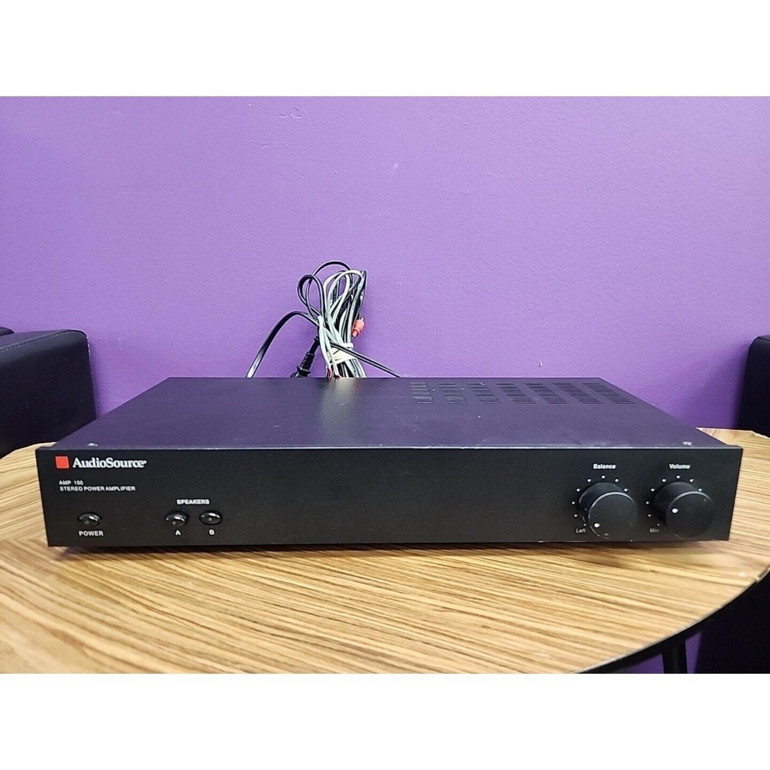 AudioSource Audio Source AMP100VS 2 Channel Amplifier - Black