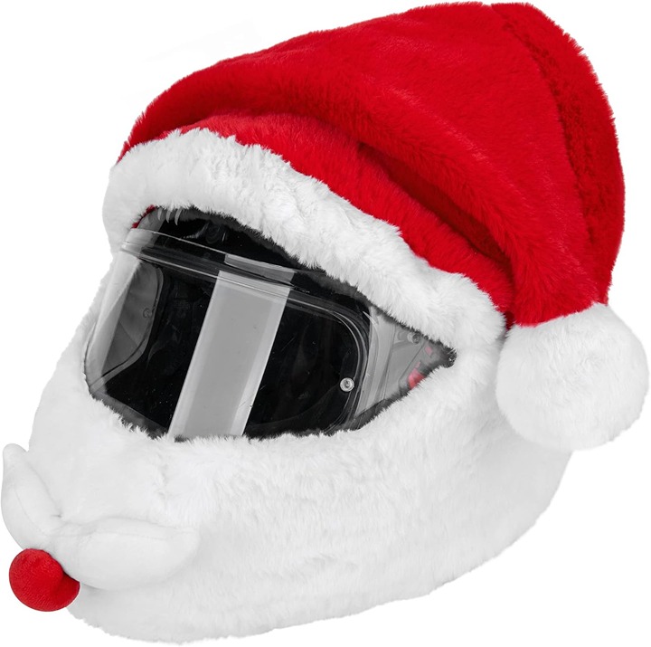 Christmas Santa Motorcycle Helmet Cover