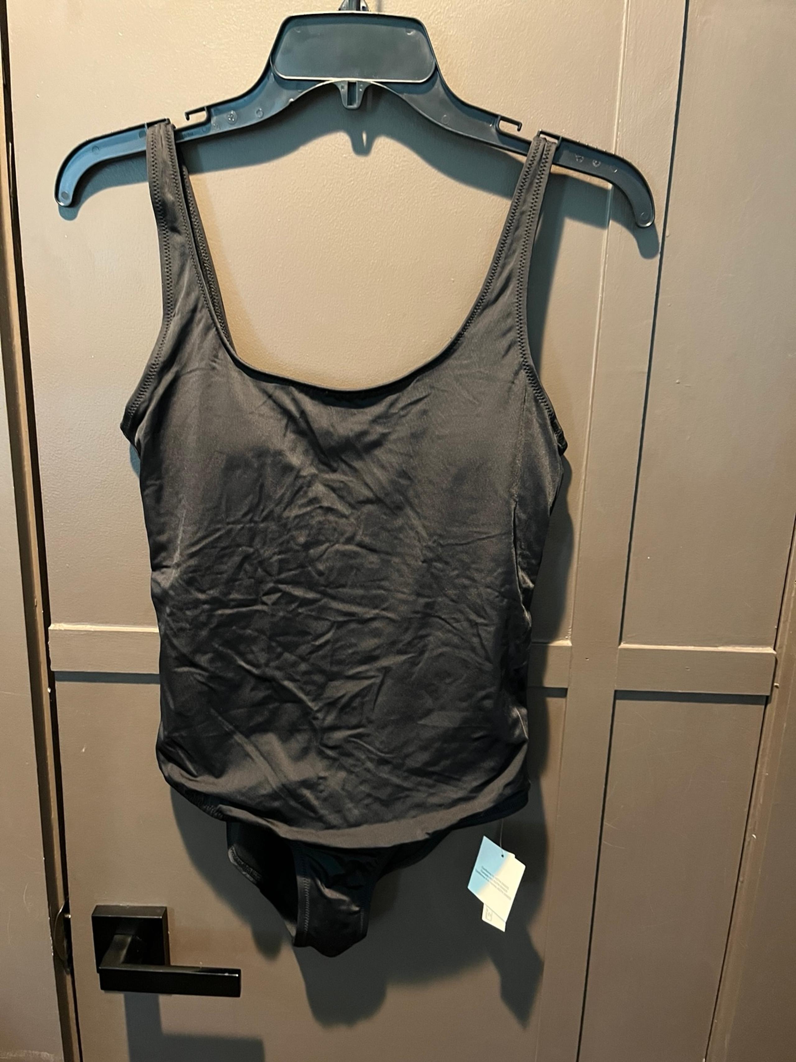 Amazon Essentials One Piece Black Swimsuit New SMALL