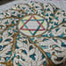 Capodimonte Italy Porcelain Jewish Blessing Plate Hebrew Judaica (AM9328)