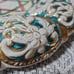 Capodimonte Italy Porcelain Jewish Blessing Plate Hebrew Judaica (AM9328)