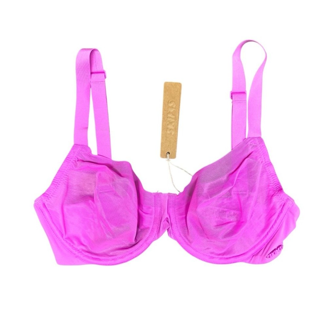 NEW Skims Molded Unlined Demi Bra Pink 32D NWT