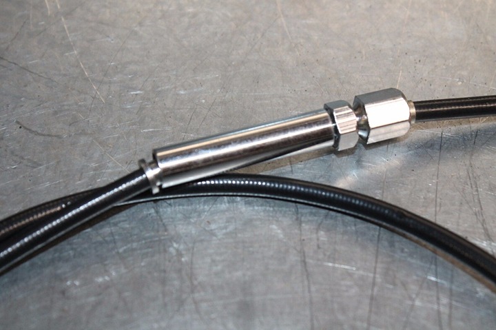 HARLEY DAVIDSON Universal Motorcycle Throttle Cable 53 Long w/ 6 Mid Adjuster