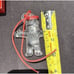 2 Kosta Boda Sweden Santa Father Christmas Ornaments Swedish Clear Glass In Box!