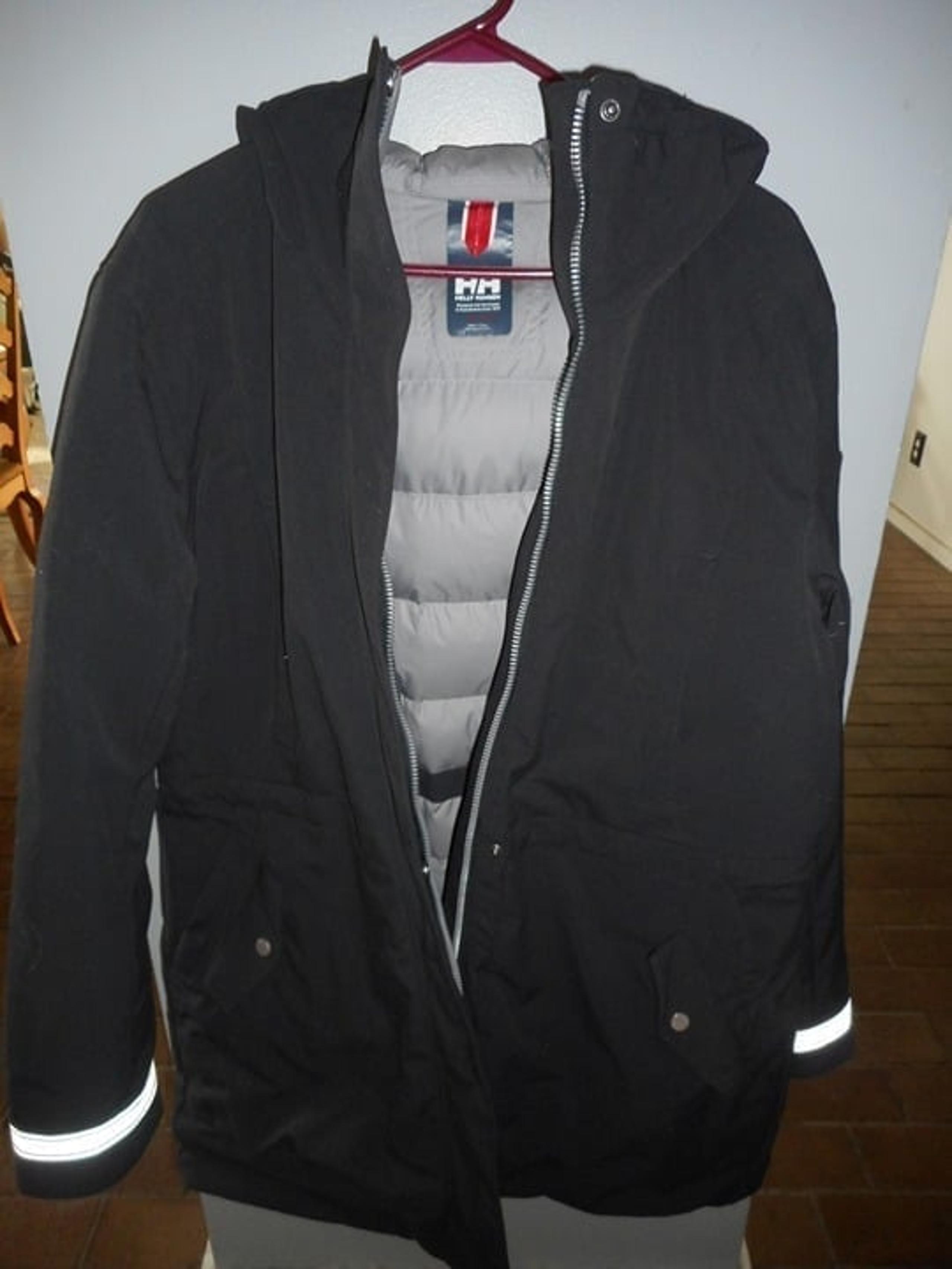 Helly Hansen Womens Black Winter Parka Jacket Coat (Size XL)