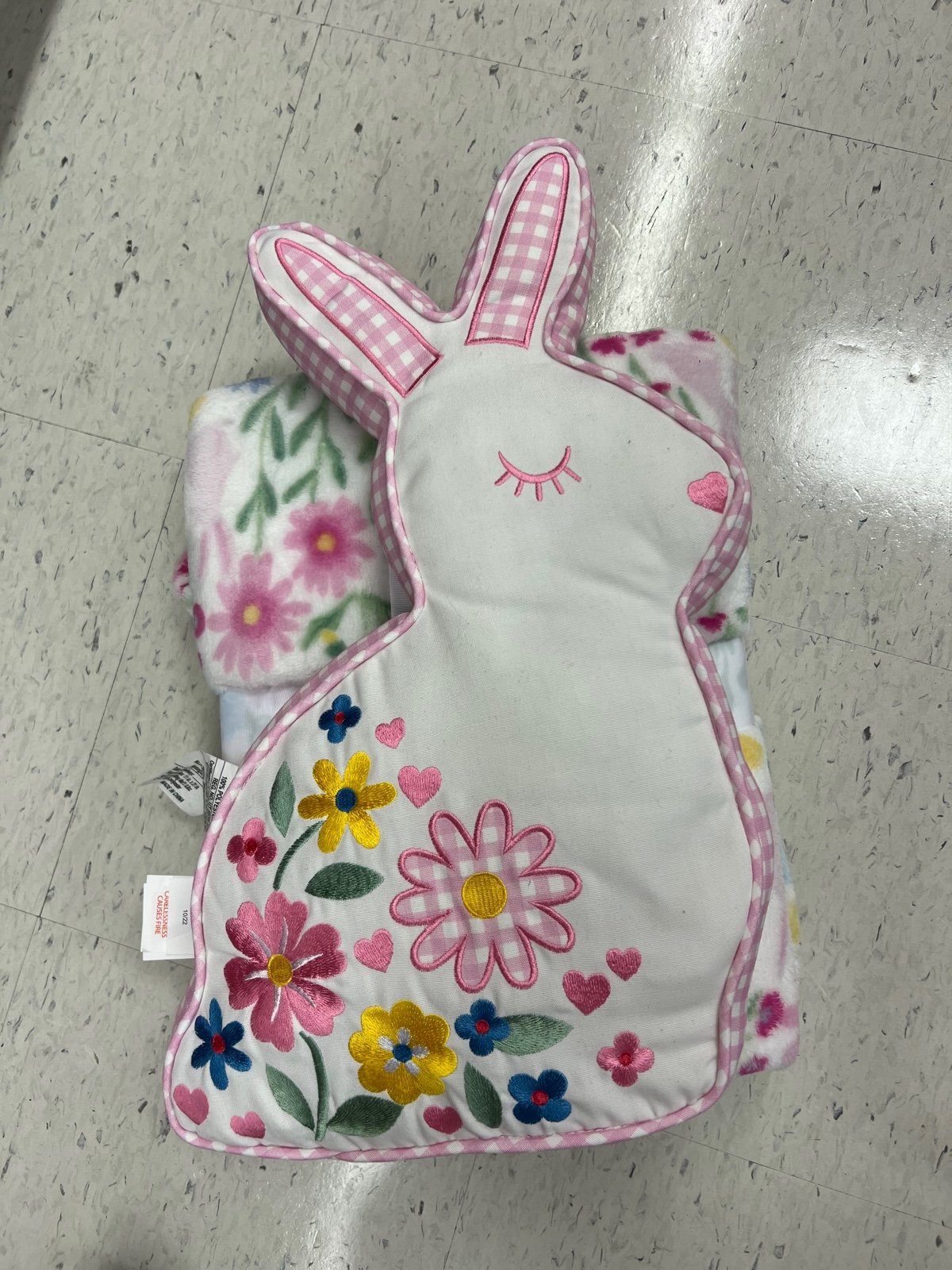 easter bunny plush and throw blanket set by Rachel Ashwell