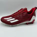 Adidas Adizero Football Cleats Red Size 11.5 NWT