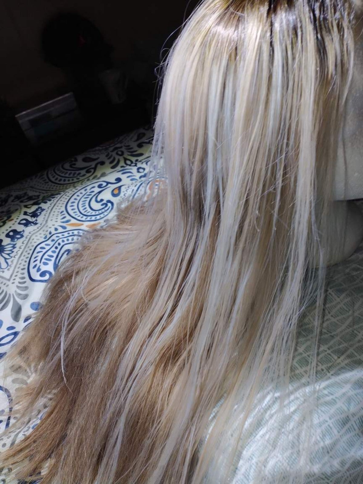 Bellami 22 PLATINUM BLONDE OMBRE LACEFRONTWIG