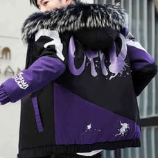Men’s New Trend Fashion Winter Coat Parka Outerwear Thick Hooded Coat XL NWT