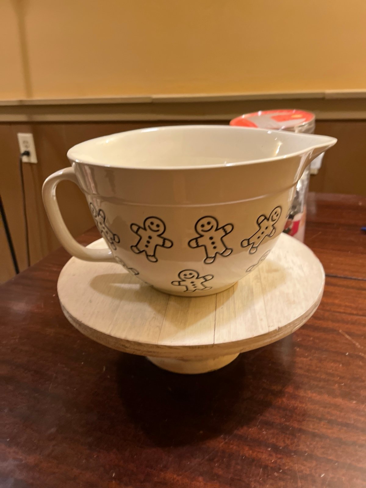 Gingerbread Christmas mixing Bowl BakeShop