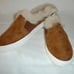 NIB Ladies Womens Raulph Lauren Jinny Mules Suede Faux Fur Ralph Lauren Sz 6.5B