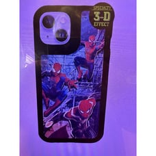 Disney Parks D-Tech iPhone 14 and 15 Case Cover NEW Spiderman All Over