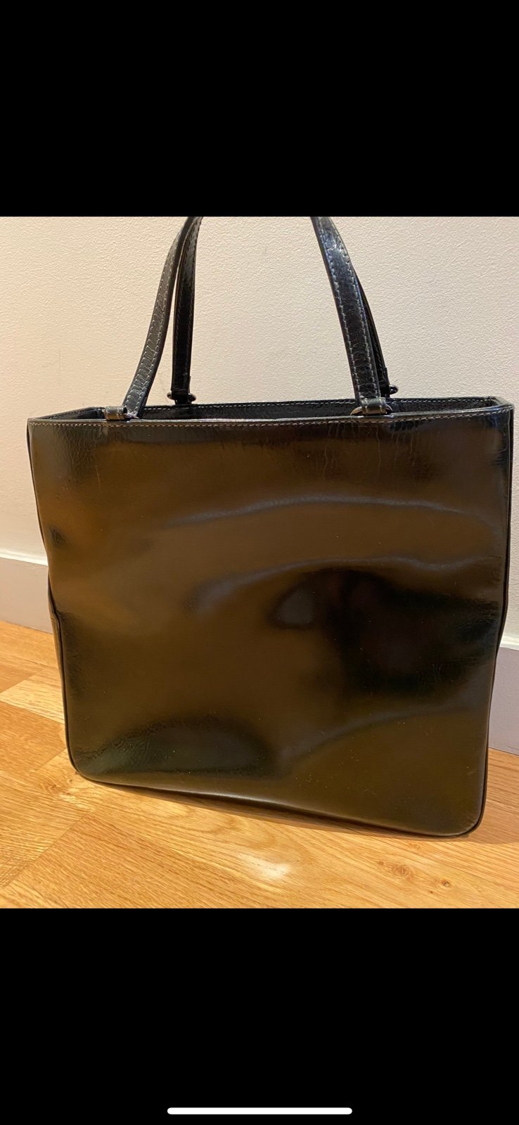 NWT Banana Republic Forest Green Leather Bag, Made in Italy!