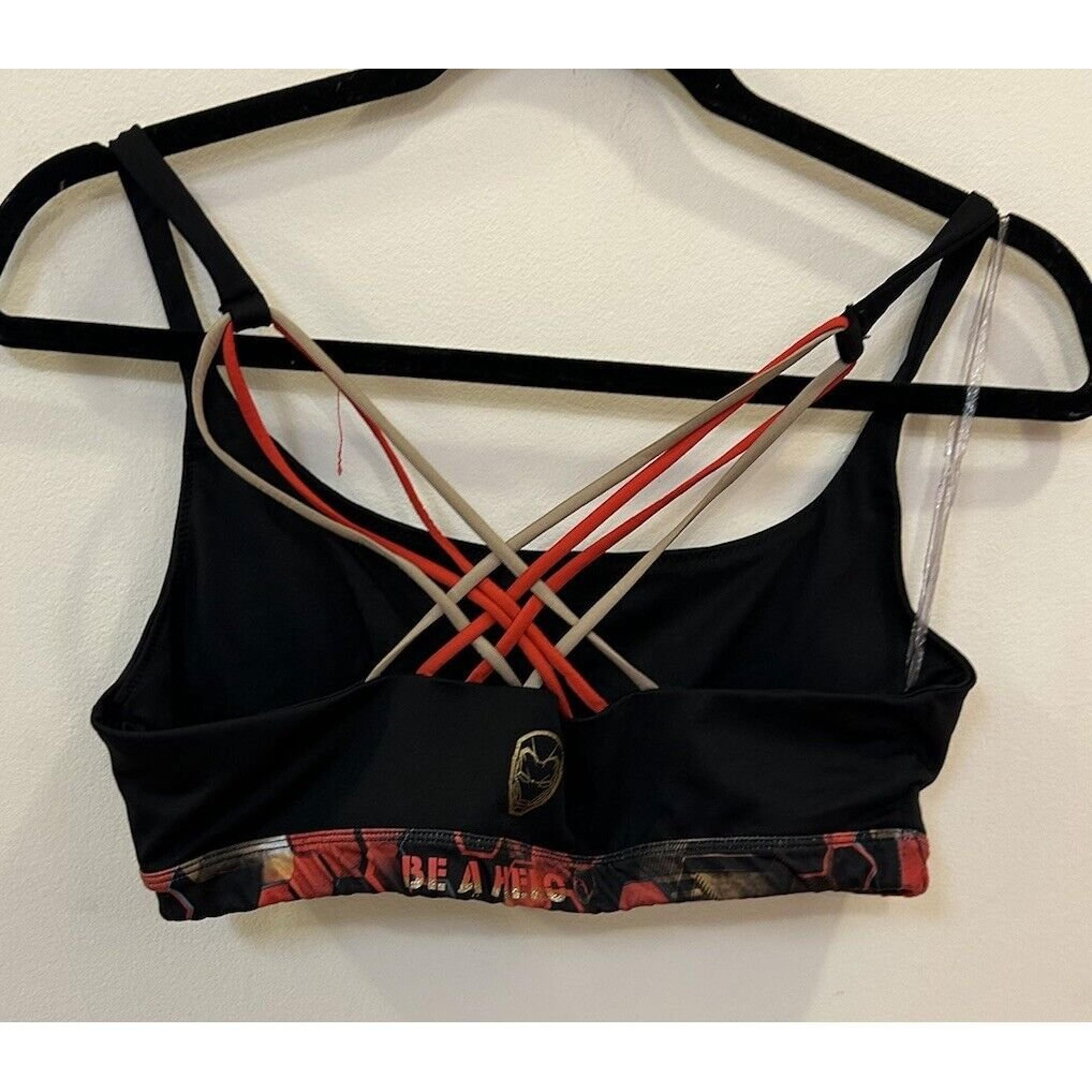 Marvel x Her Universe Iron Man Sports Bra - Size Medium