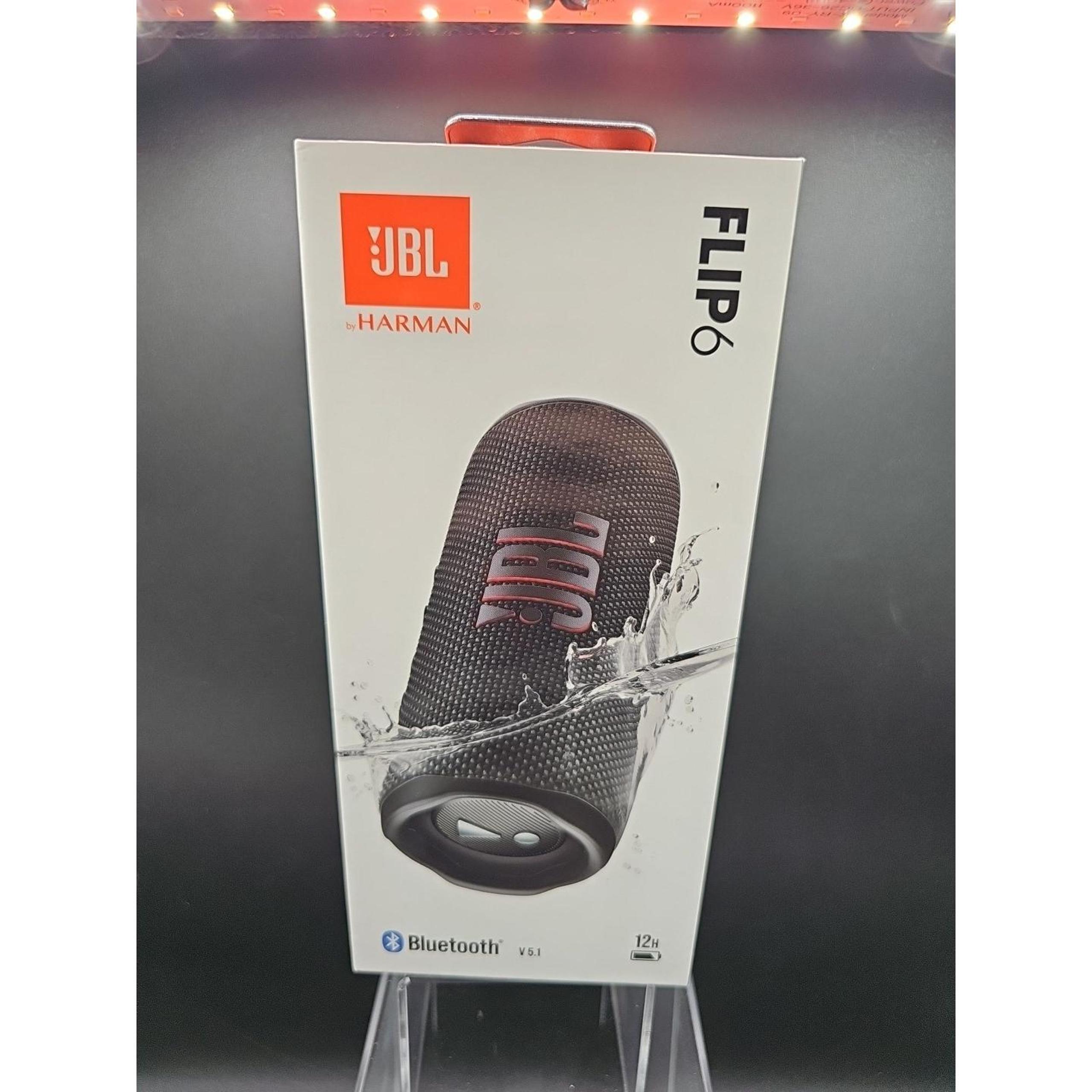 JBL Flip 6 Portable IP67 Waterproof Bluetooth Speaker Black 12 Hour Playtime