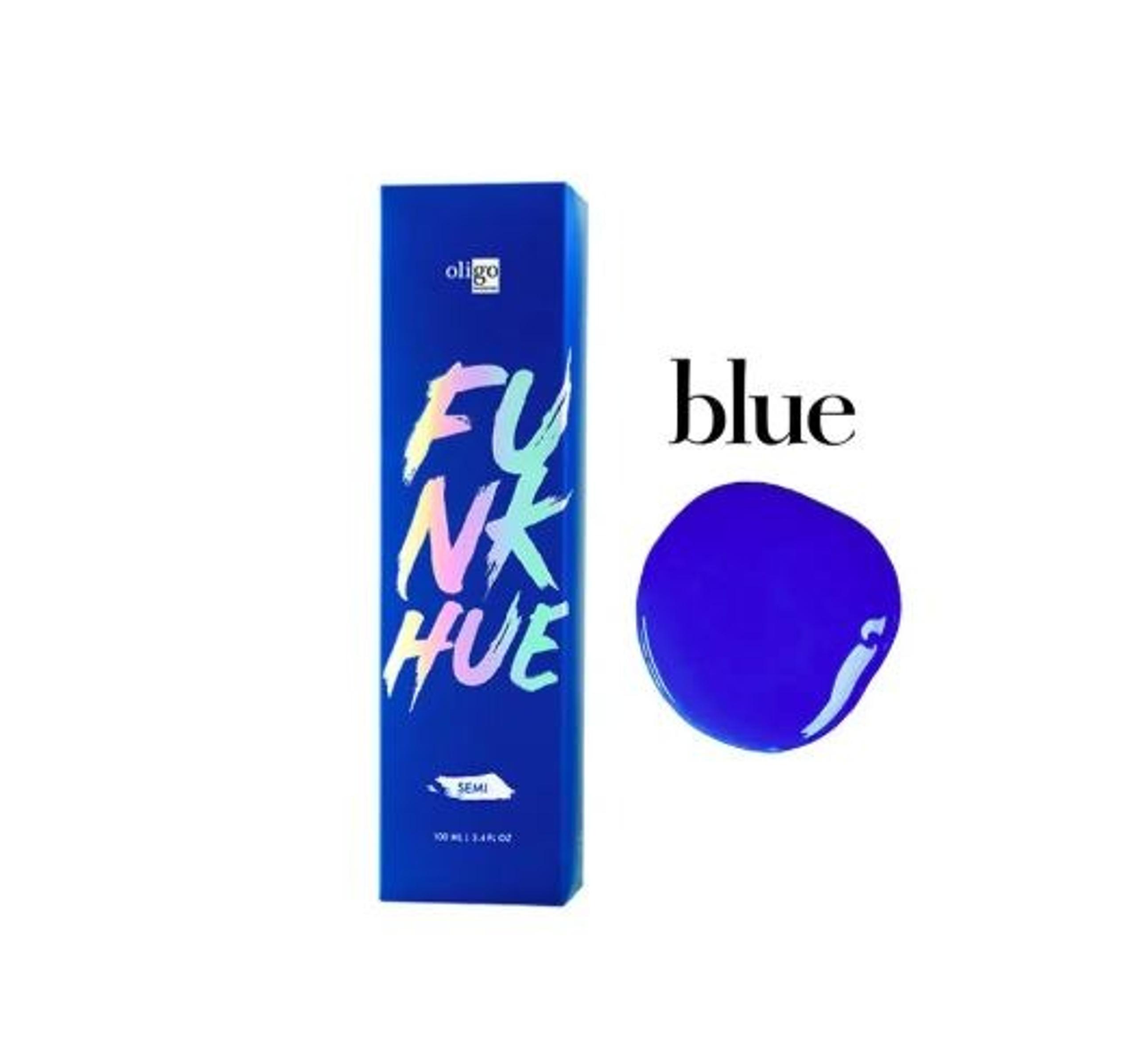 Blue - Oligo Funk Hue Semi Permanant Hair Color