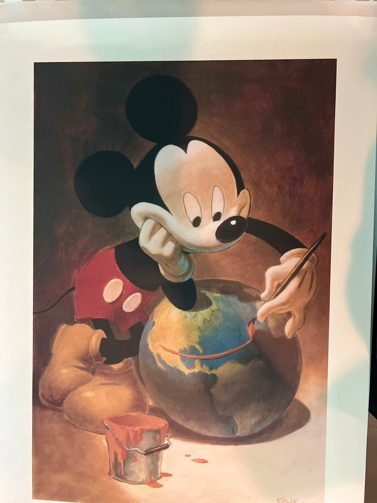 Disney D23 Mickey Mouse Lithograph