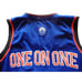 RARE! ONE ON ONE BASKETBALL JERSEY TV SHOW VIACOM PARAMOUNT SEWN XL
