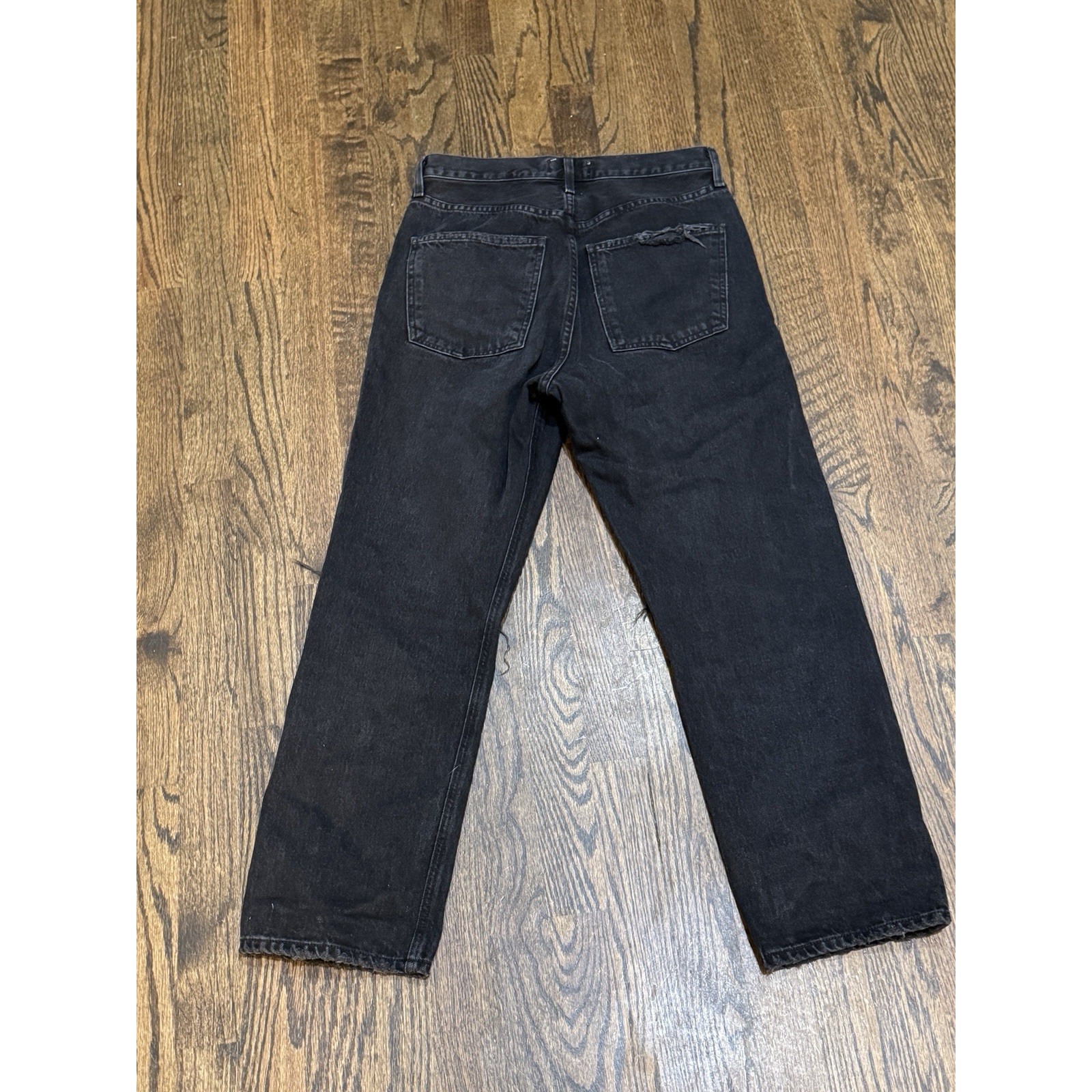 agolde 90s crop Black Distressed Size 25
