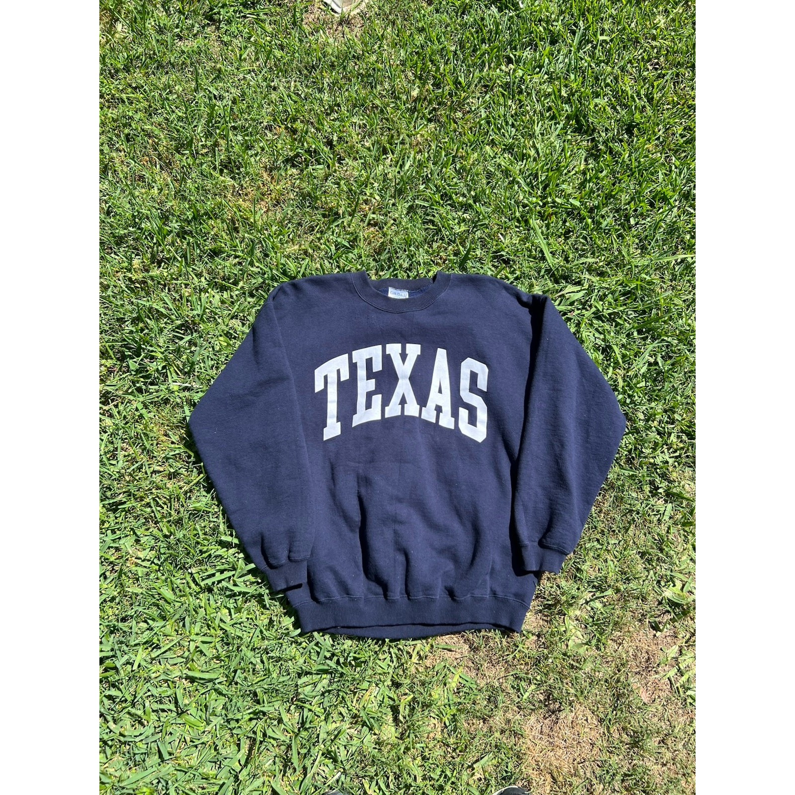 Vtg University Of Texas UT Longhorns Sweatshirt Mens Large Blue