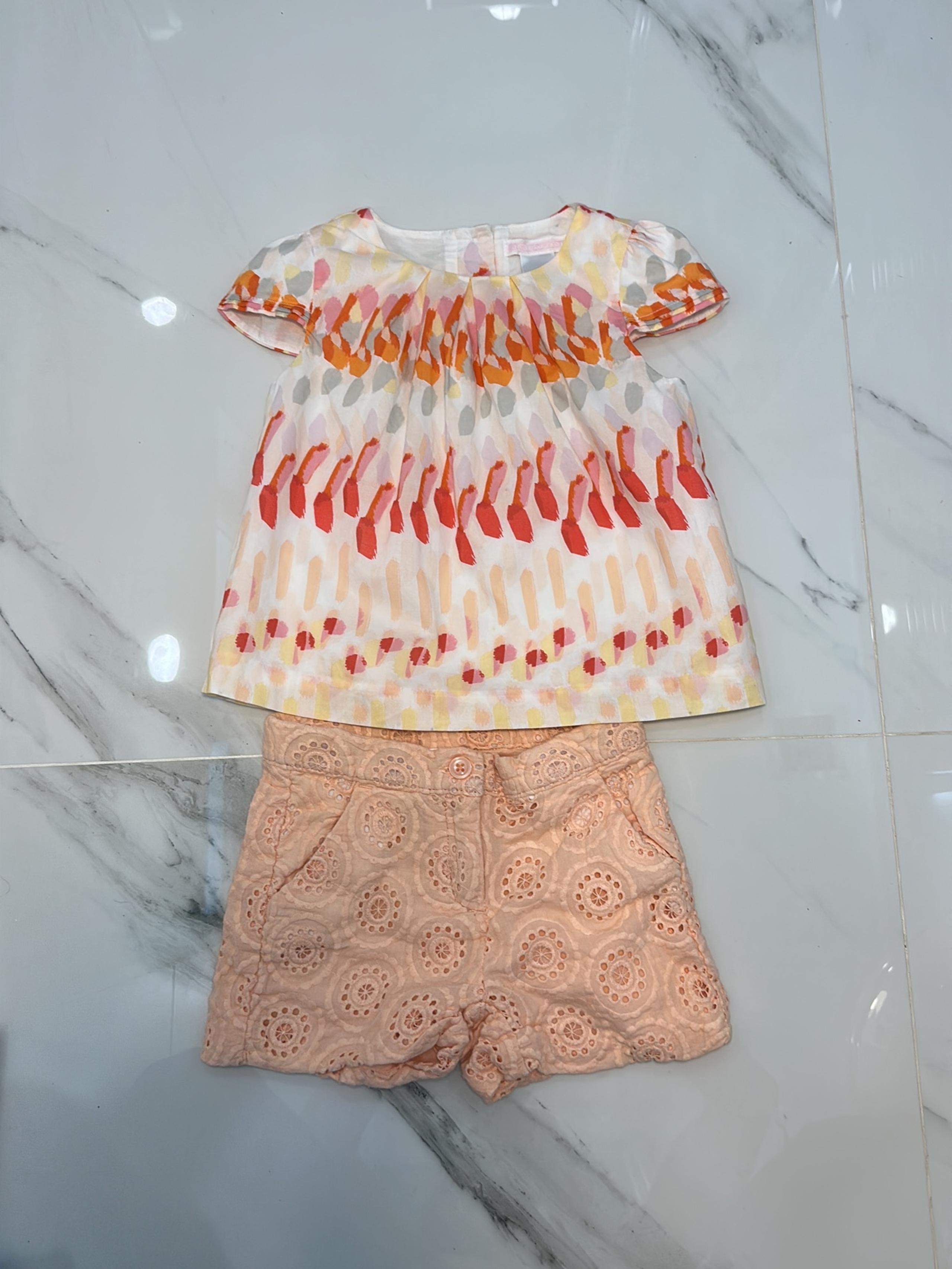 Janie & Jack Summer Outfit Baby Girls