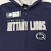 Penn State Nittany Lions NCAA Navy Blue Full Zip Hoodie Sweatshirt Boys XL Men S
