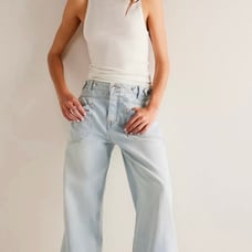 NWT size 30 Free People Palmer Cuffed jeans