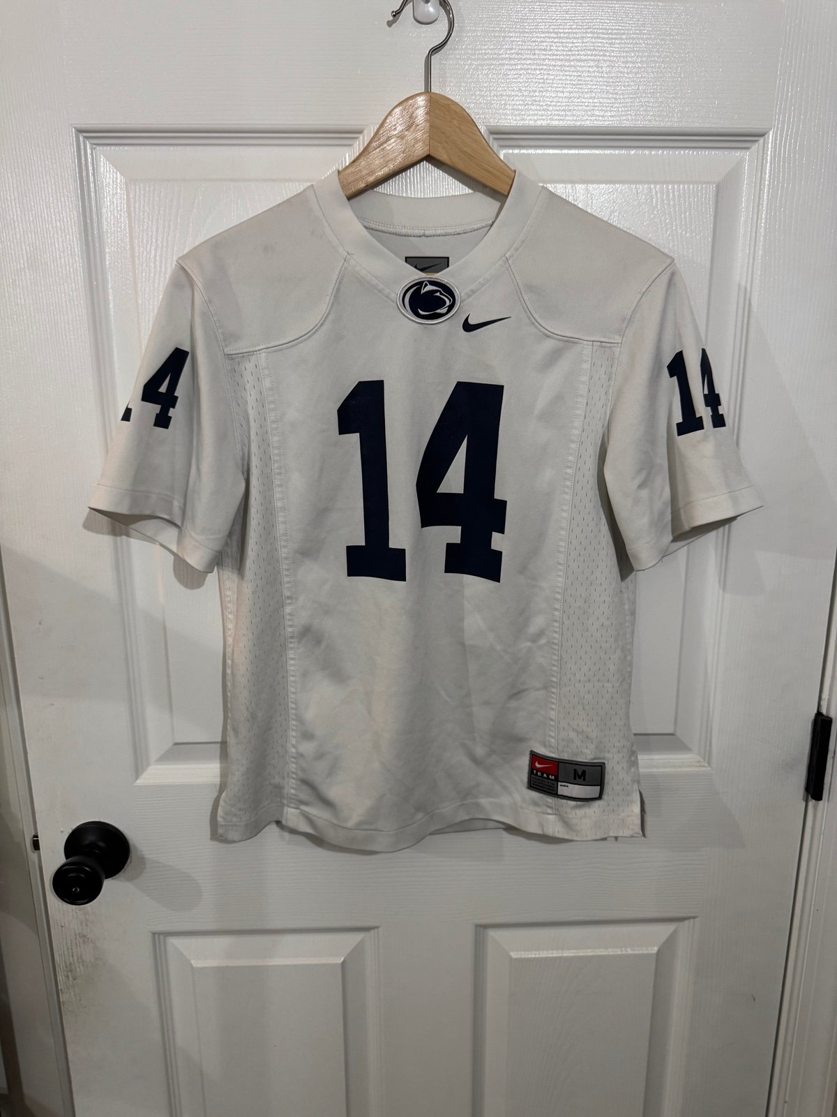 Nike Penn State Nittany Lions White Football Jersey
