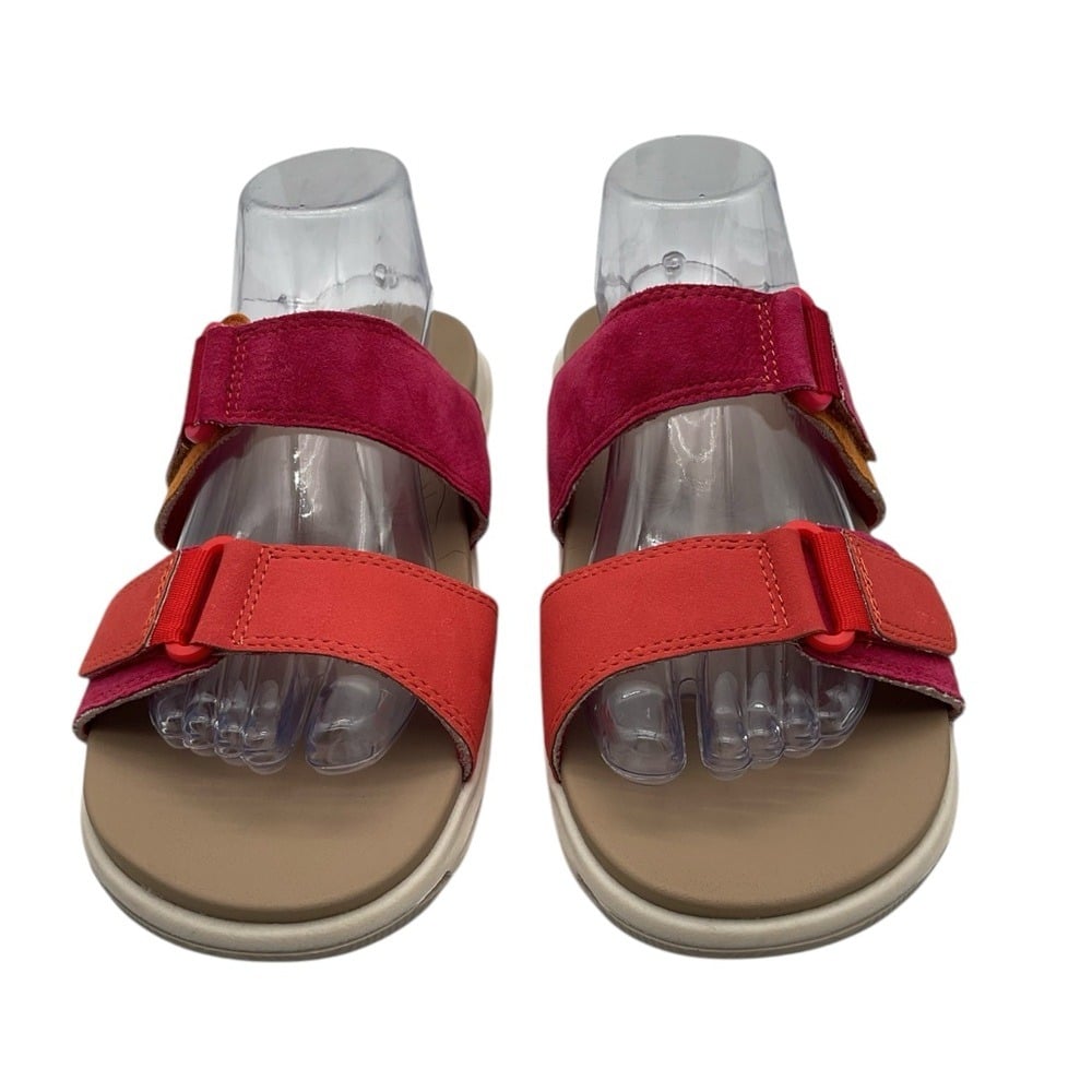 Earth origins Colorful Women's Sandals size 9.5 adjustable straps