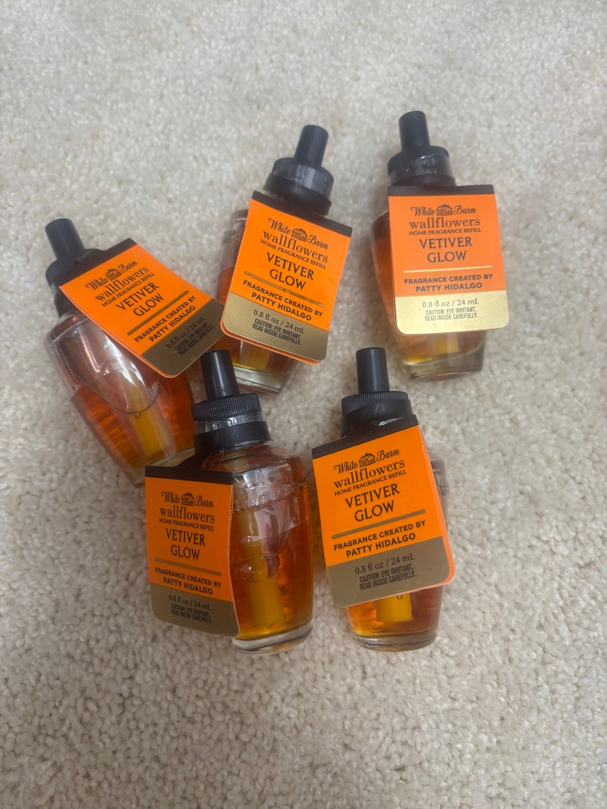 NEW NWT 5 Bath and Body Works Wallflower in Vetiver Glow