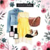 Sensationail Sensational Gel Polish Babydoll Pink White Lily French Manicure Kit