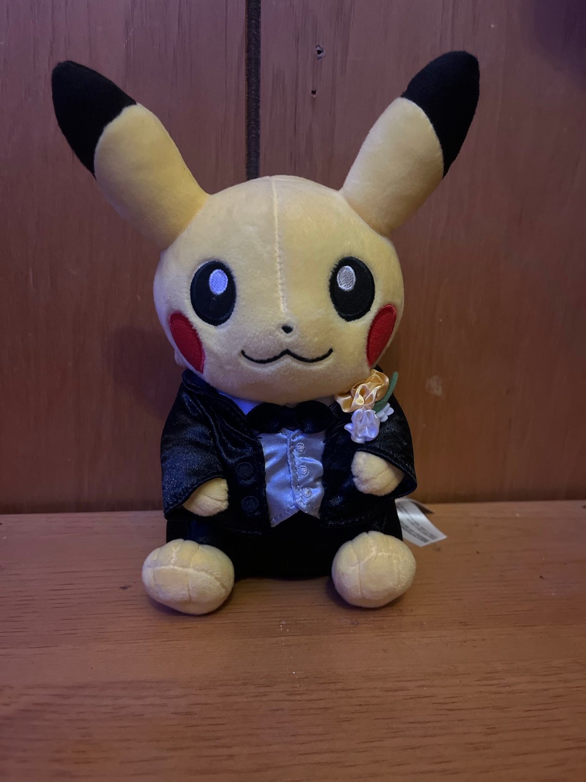 Tuxedo pikachu plush