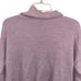 Eileen Fisher Knit 100% Merino Wool Turtleneck Sweater Light Purple size Small