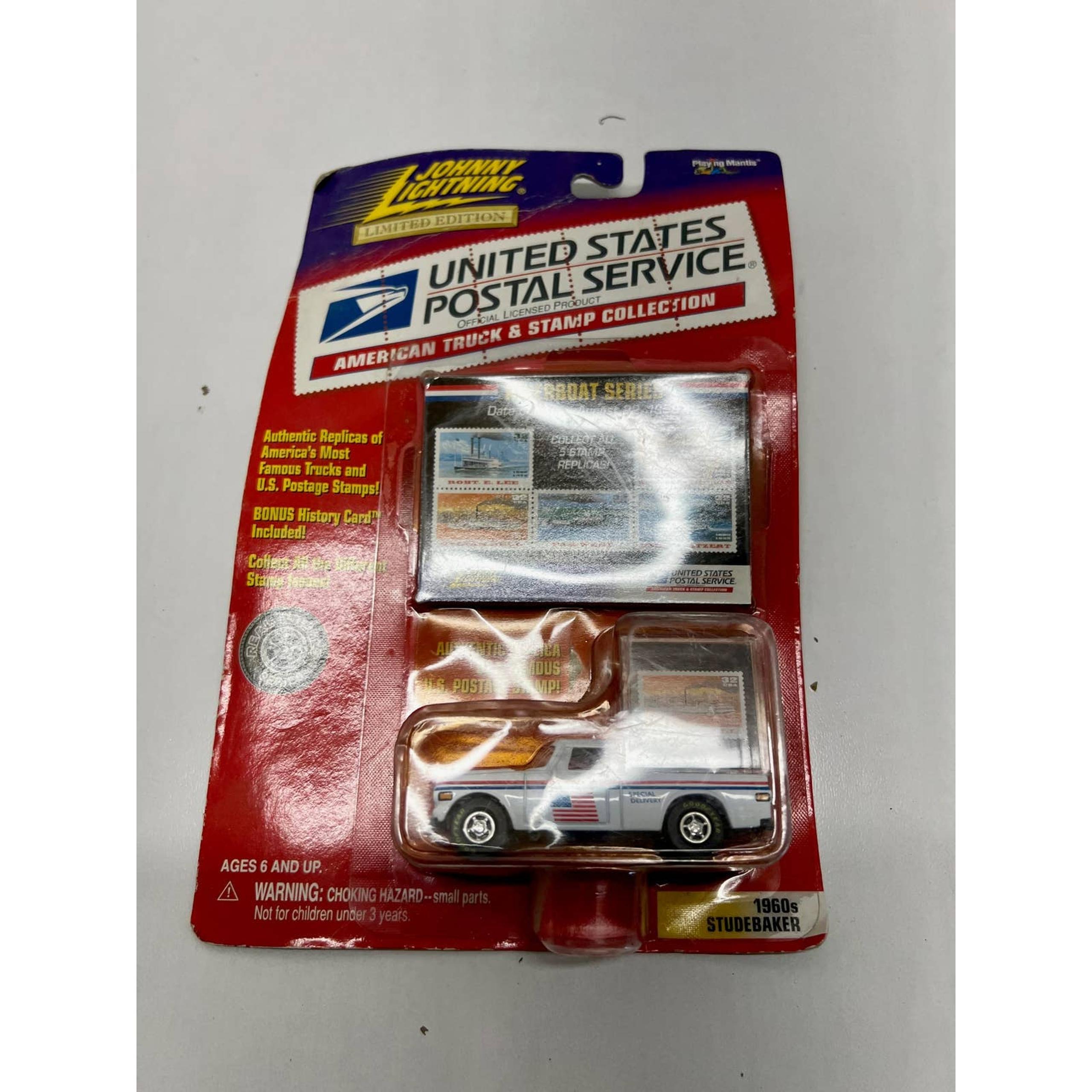 Johnny Lightning Riverboat 1:64 Postal Service '50 Ford F-1 W/Stamp History NEW